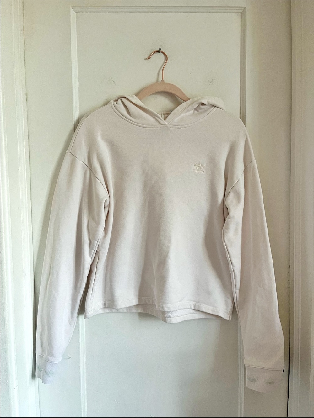 adidas Women’s Light Cream Pullover Hoodie